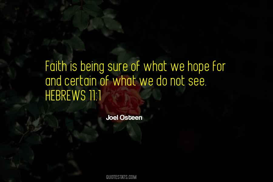 Hebrews 11 Quotes #1414848