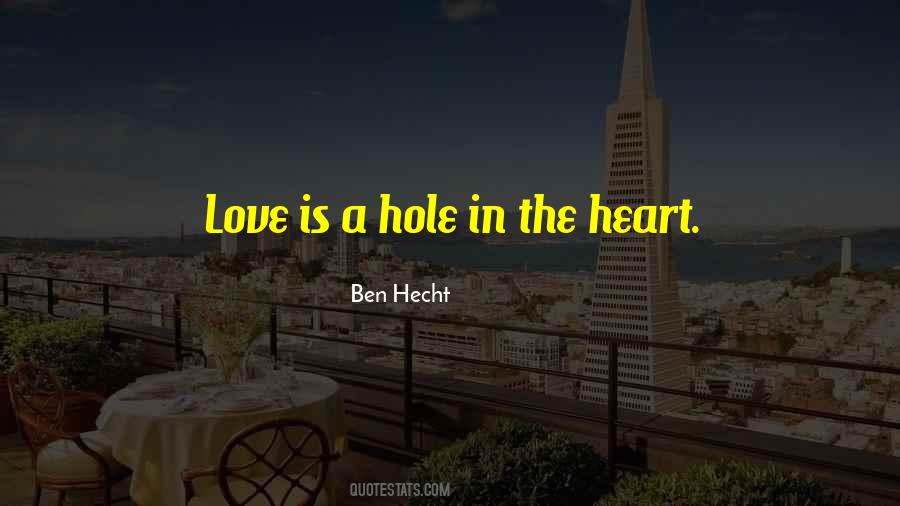 Hecht Quotes #1240949