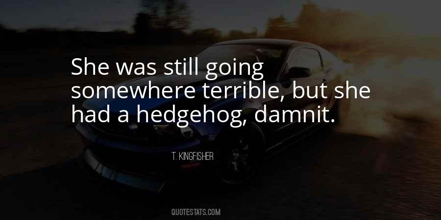 Hedgehog Quotes #1294269