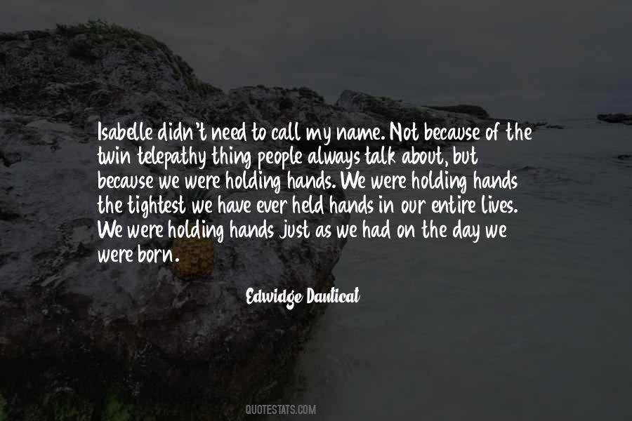 Held Hands Quotes #1231290