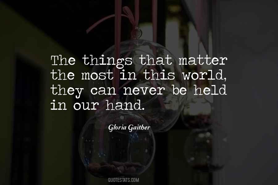 Held Hands Quotes #172956