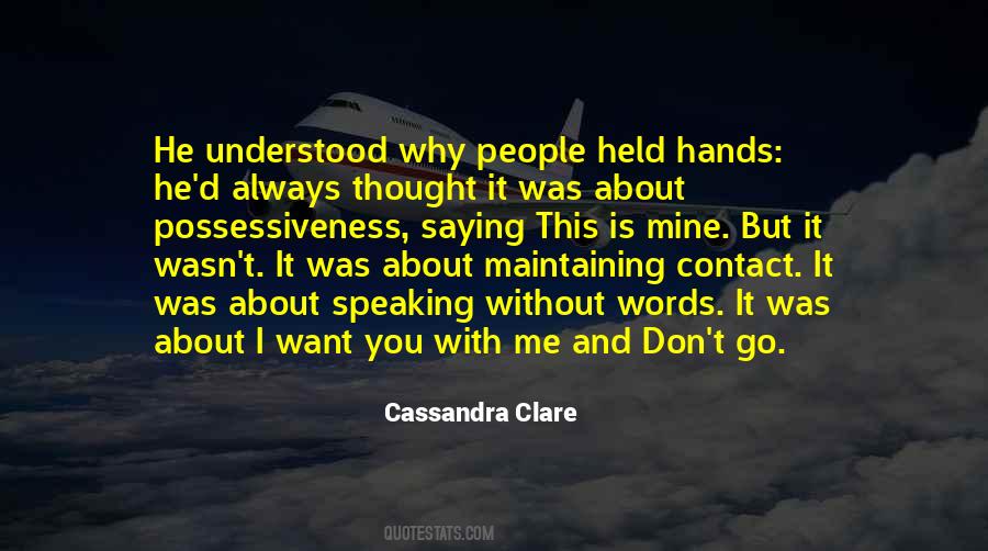 Held Hands Quotes #860991