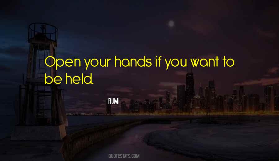Held Hands Quotes #95765