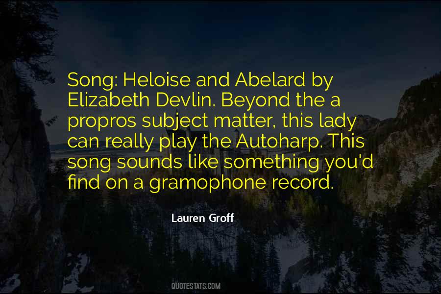 Heloise And Abelard Quotes #1772897
