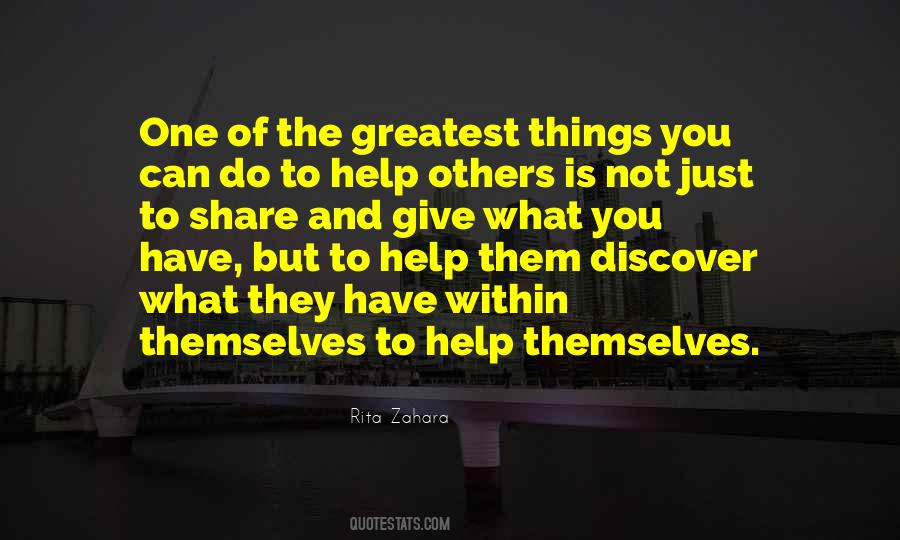 Help Themselves Quotes #1307717