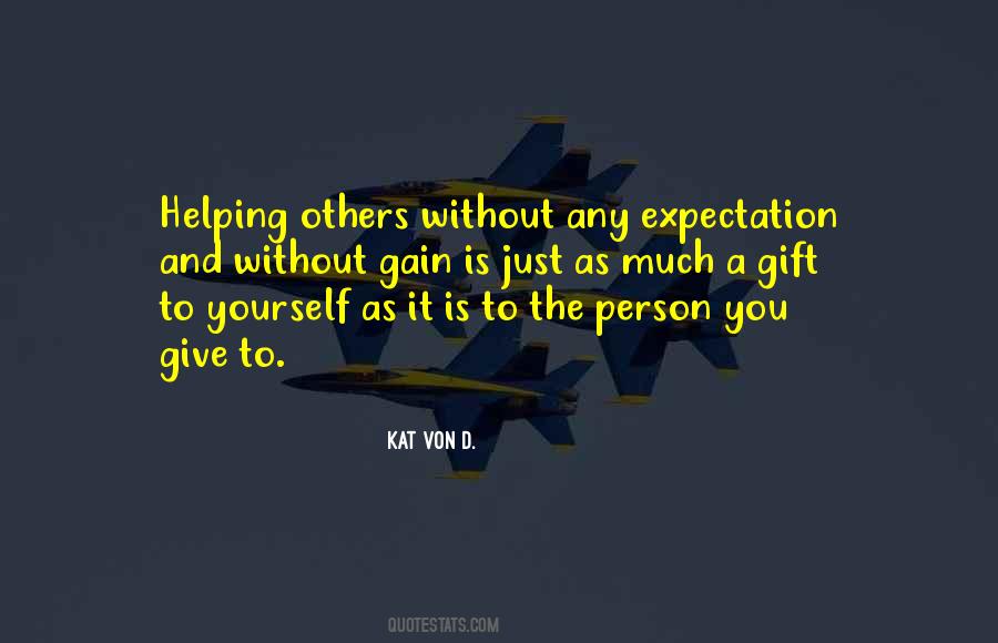 Help Without Expectation Quotes #1659739