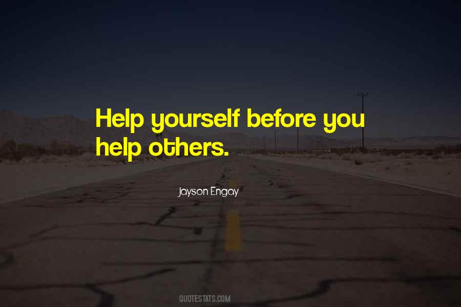 Help Yourself Quotes #137908