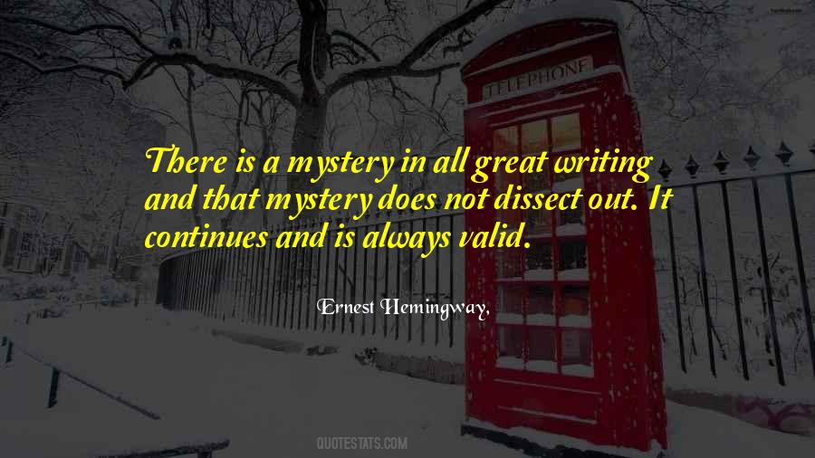 Hemingway On Writing Quotes #227903