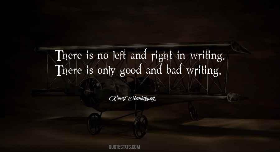 Hemingway On Writing Quotes #236050