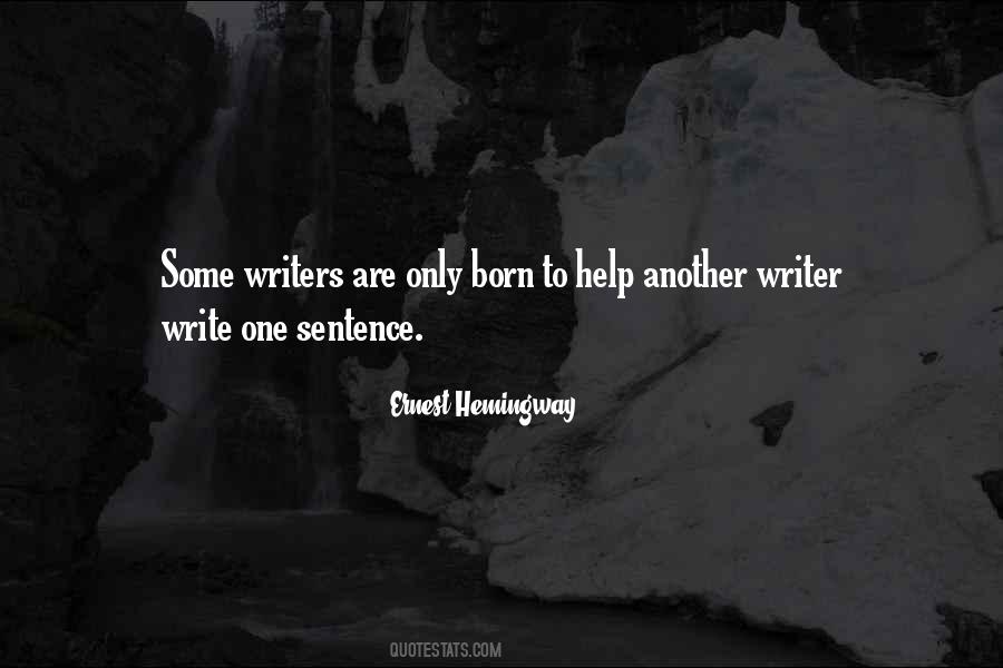 Hemingway On Writing Quotes #504660