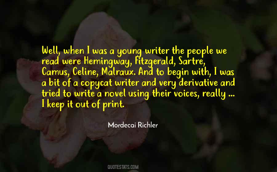 Hemingway On Writing Quotes #74527
