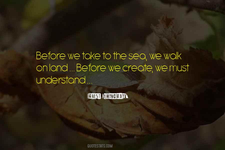 Hemingway Sea Quotes #1068257