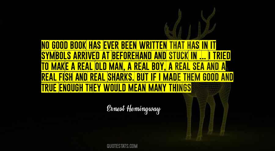 Hemingway Sea Quotes #1822267