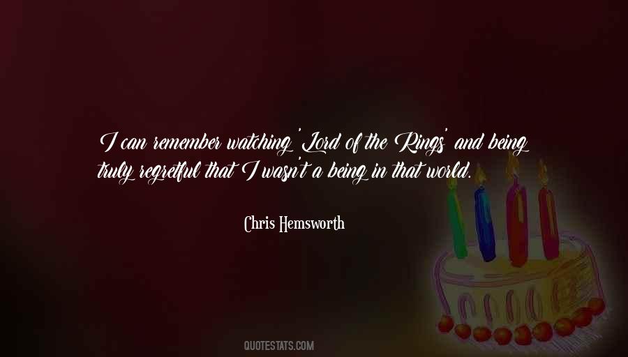 Hemsworth Quotes #299790