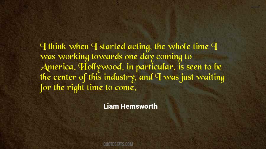 Hemsworth Quotes #326227
