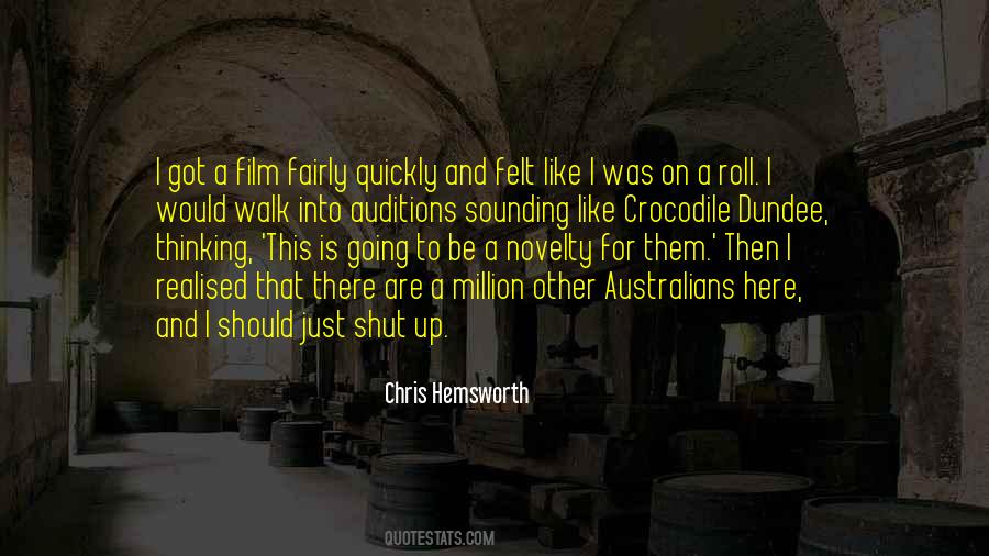 Hemsworth Quotes #904095