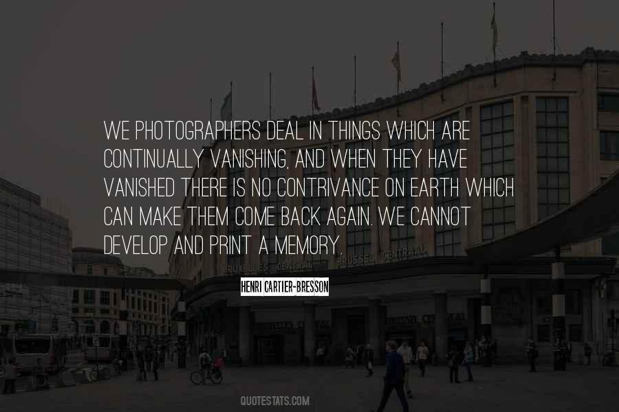 Henri Cartier Quotes #80893