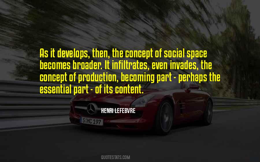 Henri Lefebvre Production Space Quotes #1133165