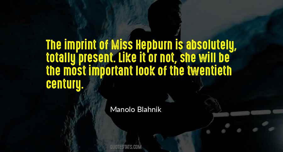 Hepburn Quotes #1104165