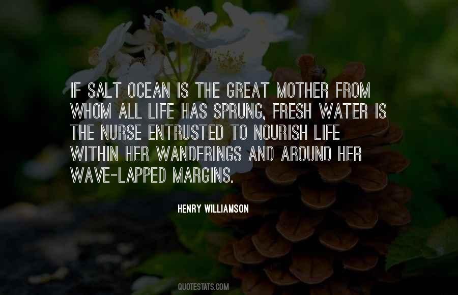 Quotes About Fresh Water #1669034