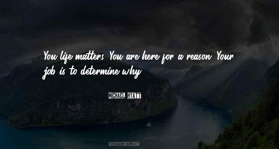 Here For A Reason Quotes #1269279