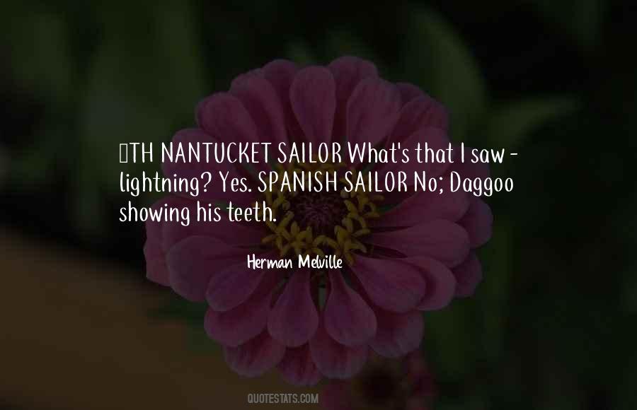 Herman Melville Nantucket Quotes #1355712