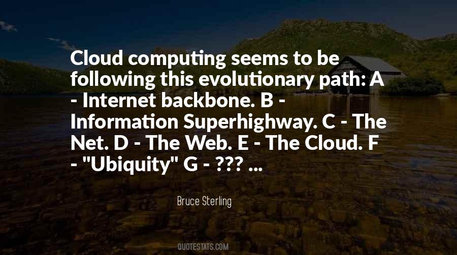 Quotes About The Cloud Computing #1005044