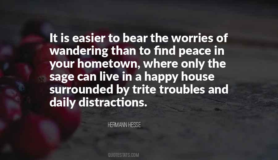 Hermann Hesse Wandering Quotes #1223540