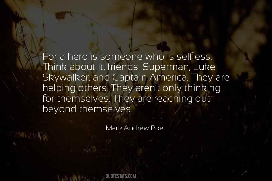 Hero Selfless Quotes #1607991