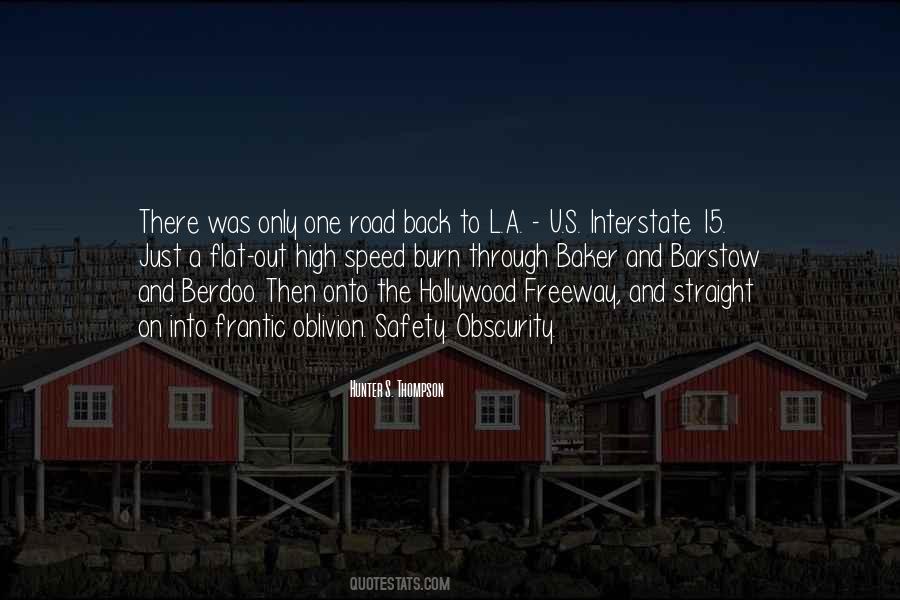 Quotes About Freeway #61181