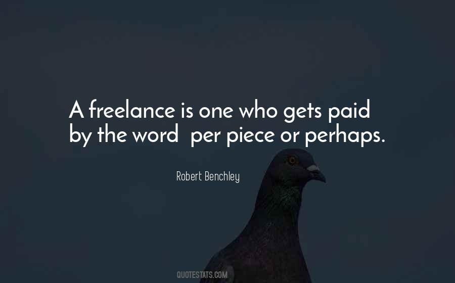Quotes About Freelance #1267850