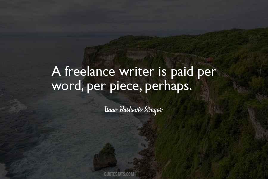 Quotes About Freelance #72156