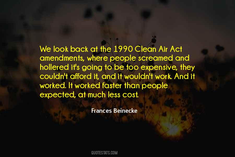 Quotes About The Clean Air Act #84956