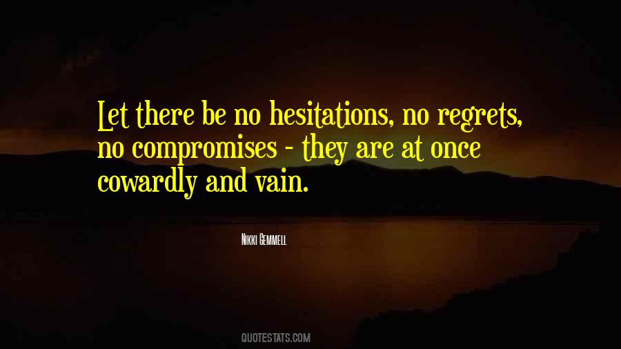 Hesitations Quotes #1199054