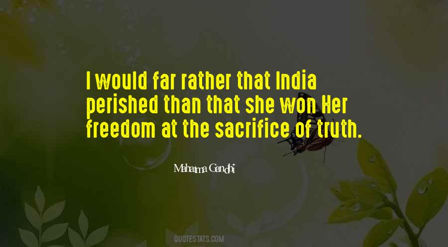 Quotes About Freedom Of India #1196488