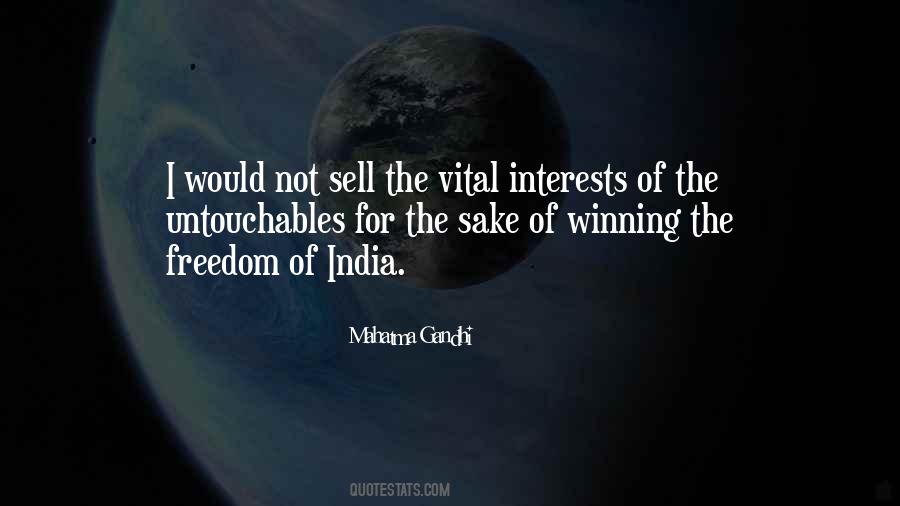 Quotes About Freedom Of India #1651329