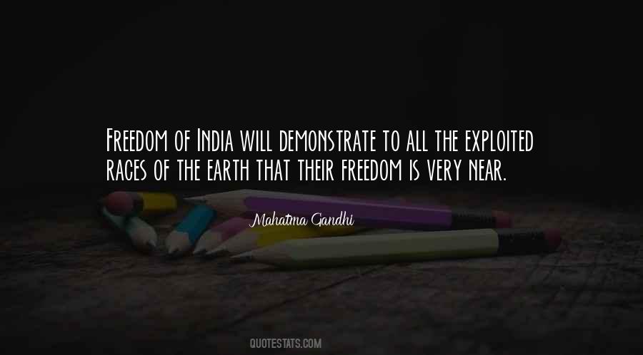Quotes About Freedom Of India #209149