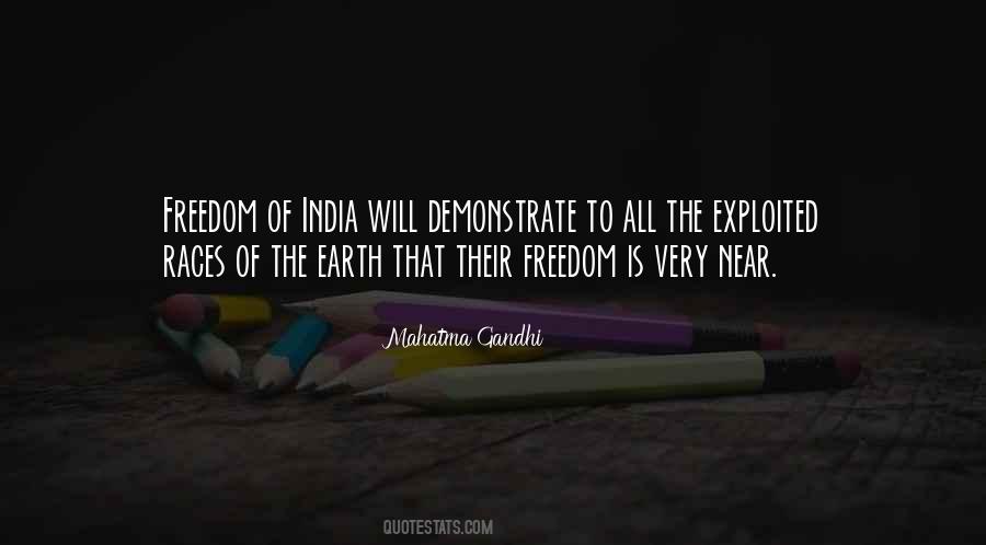 Quotes About Freedom Of India #209149 Quotes About Freedom Of India #209149