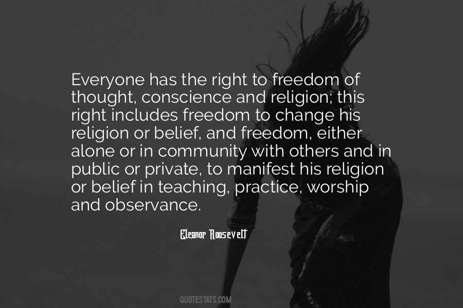 Quotes About Freedom Of Conscience #1471398