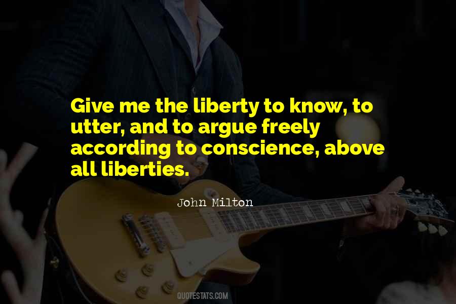 Quotes About Freedom Of Conscience #1676759