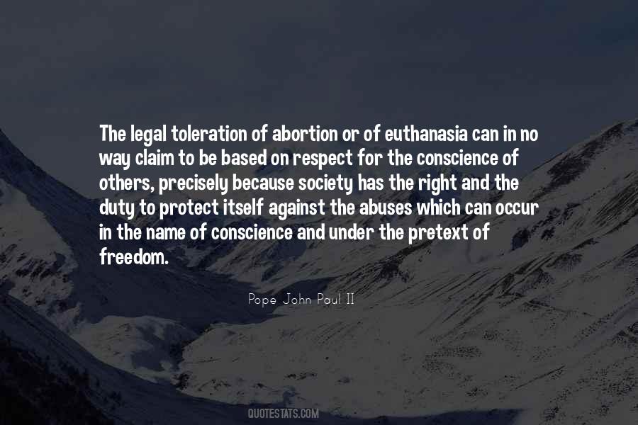 Quotes About Freedom Of Conscience #561560