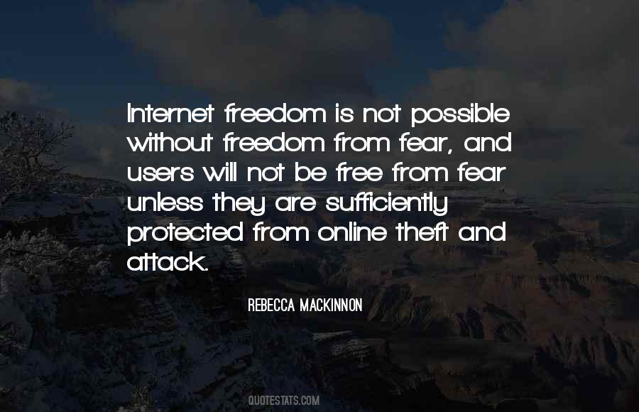 Quotes About Freedom From Fear #1321205