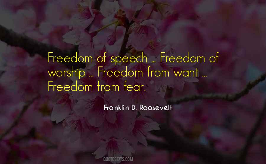 Quotes About Freedom From Fear #236760