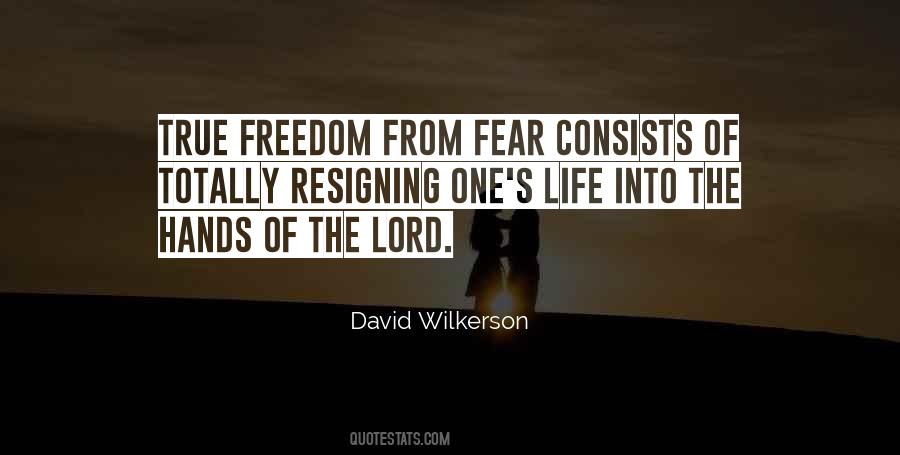 Quotes About Freedom From Fear #88153