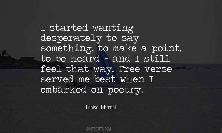 Quotes About Free Verse Poetry #606601