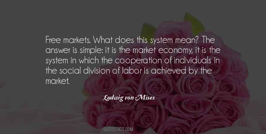Quotes About Free Market System #612519