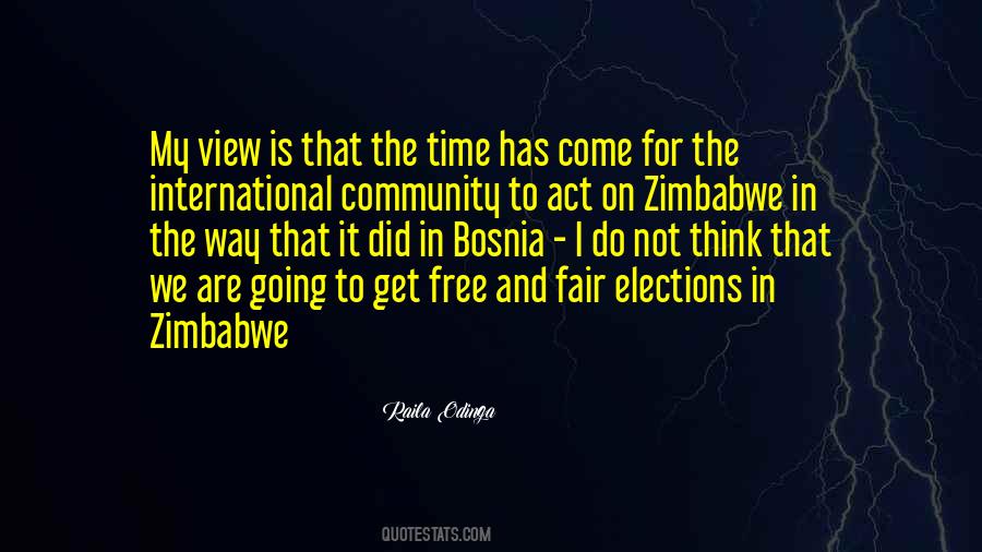 Quotes About Free And Fair Elections #1089512