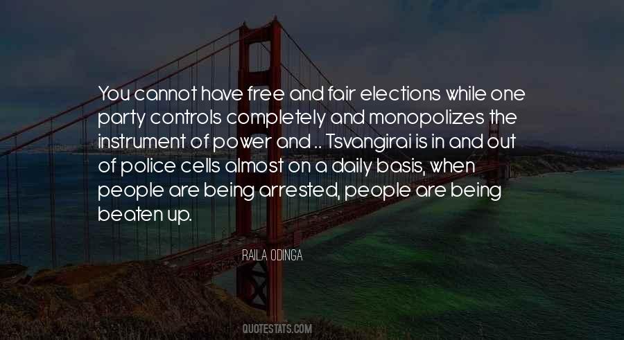 Quotes About Free And Fair Elections #502167