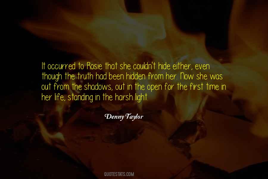 Hidden In The Shadows Quotes #283491