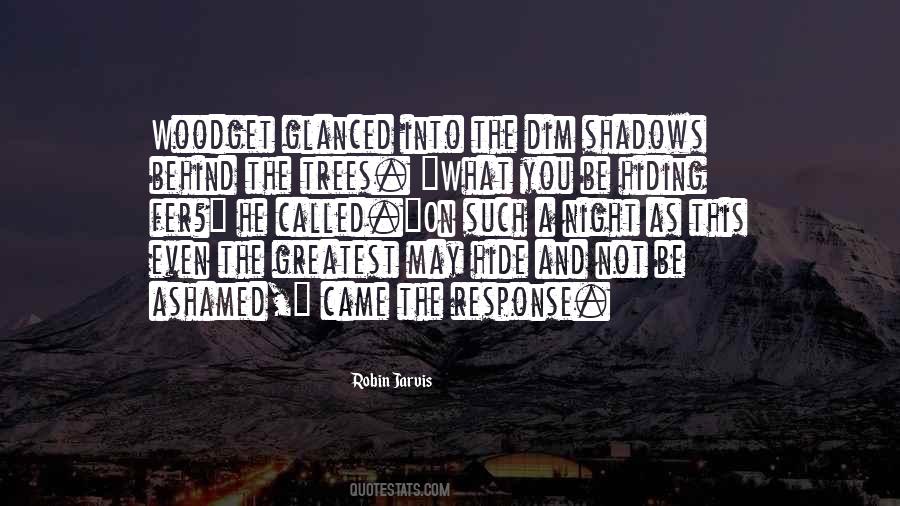 Hide In The Shadows Quotes #1256473